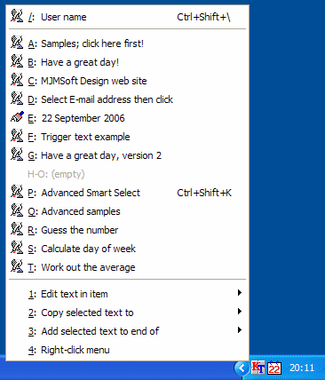 KeyText Screenshot